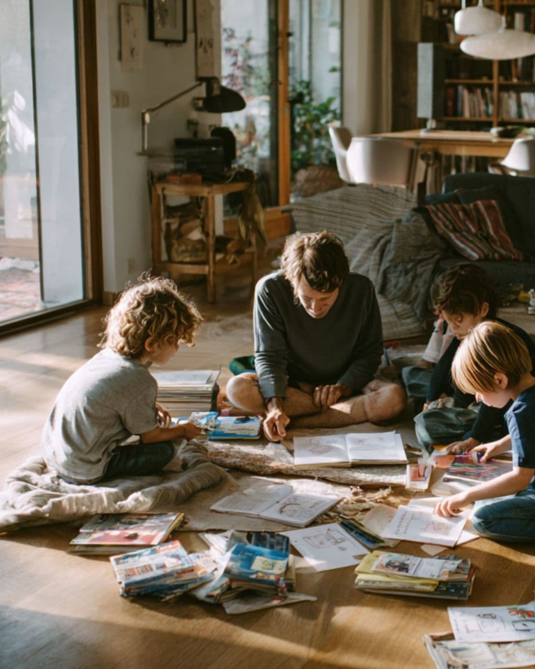 Kid playing with his mom in a warm, supportive environment